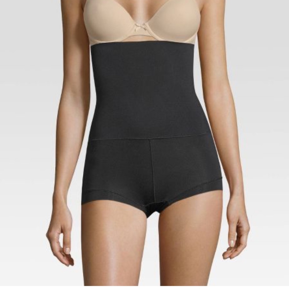 New! Maidenform Womens Tame your Tummy high waist boy short
